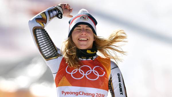 Ester Ledecka gewann sensationell den Super-G bei Olympia 2018 in Pyeongchang