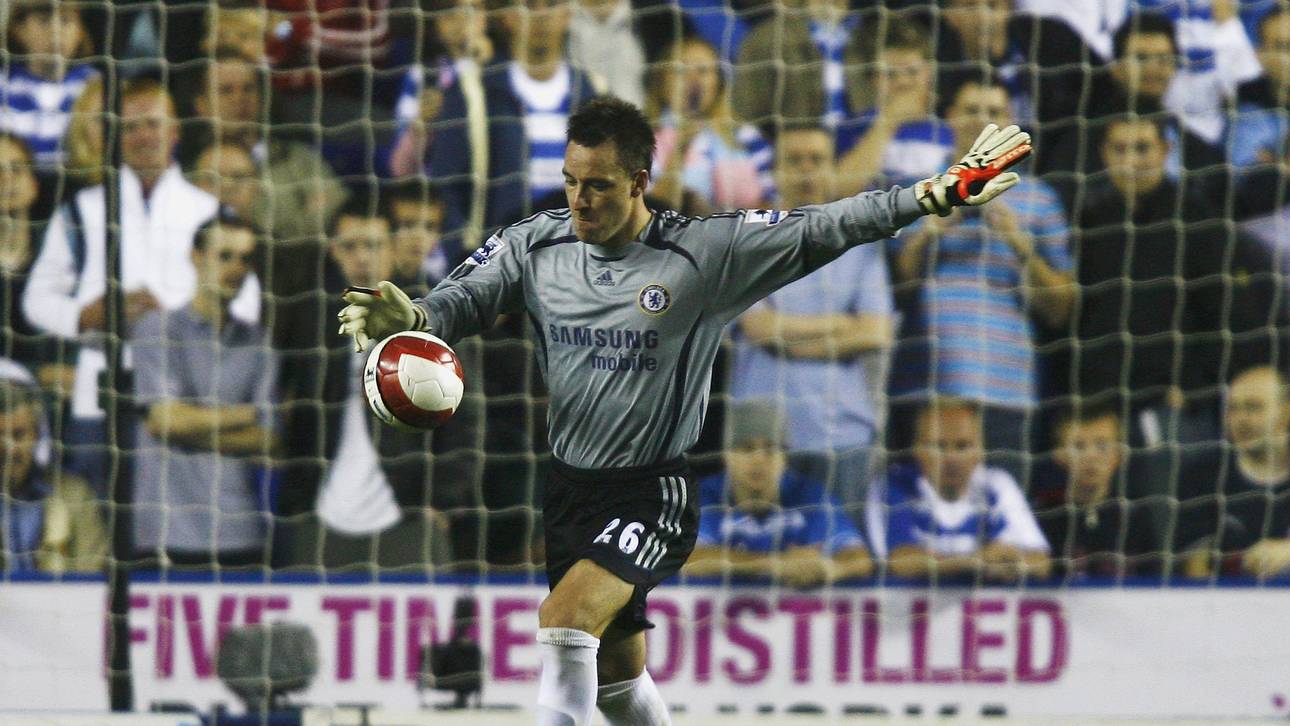 John Terry musste 2006 beim Spiel gegen Reading zwischen die Pfosten