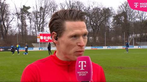 Florian Riedel, praktizierender Sportdirektor TSV Havelse, erklärt seinen Rücktritt als Spieler mitten in der Saison