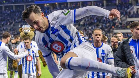 Herthas Mittelstürmer führt die Torschützenliste der 2. Bundesliga derzeit mit 9 Toren an 