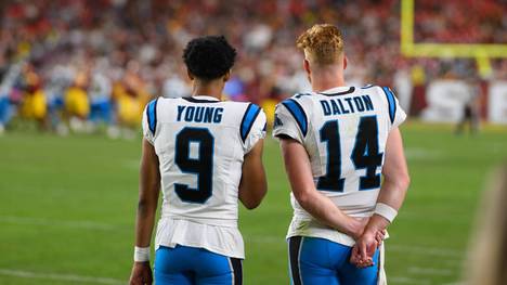 Andy Dalton und Bryce Young sind die Quarterbacks der Panthers