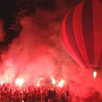 Mit Pyro und Heißluftballon! Heidenheimer-Aufstiegshelden gefeiert