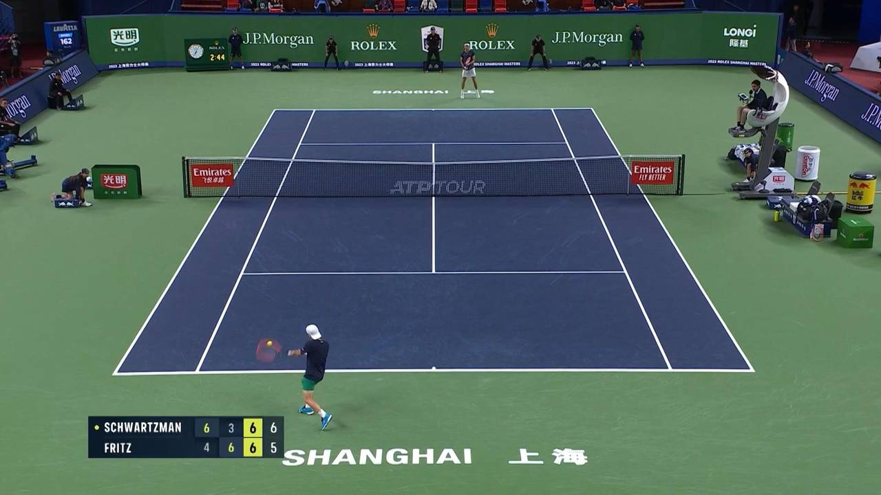 ATP-Turnier in Shanghai: Taylor Fritz verliert Krimi gegen Diego Schwartzman