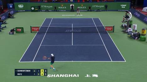 Taylor Fritz verliert bei den Shanghai Masters gegen Diego Schwartzman dramatisch - und muss um ein Ticket bei den ATP Finals bangen.