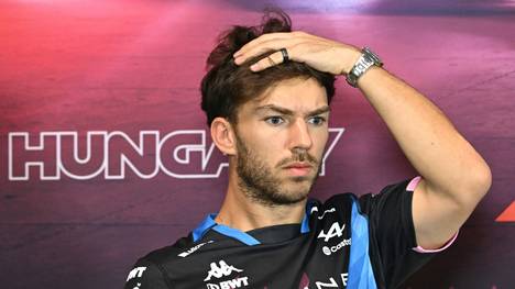 Pierre Gasly startet aus der Boxengasse