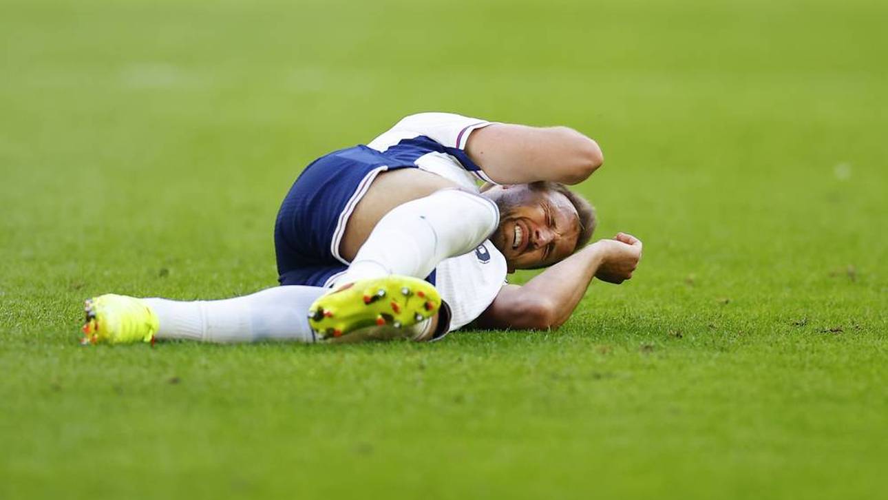 Harry Kane wurde in der Verlängerung des EM-Viertelfinales England gegen die Schweiz ausgewechselt 