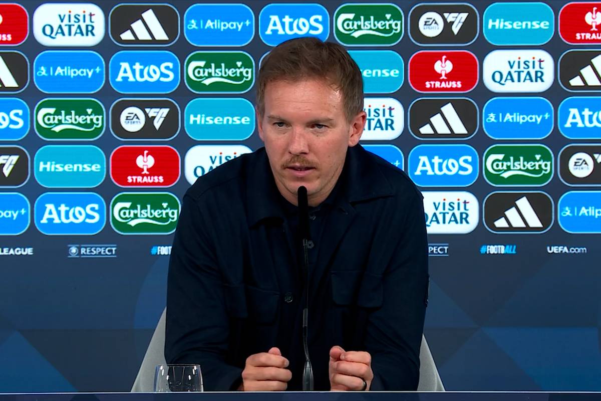 Bundestrainer Julian Nagelsmann spricht über den Abschied von Sandro Wagner und den Zugang von Benjamin Hübner.