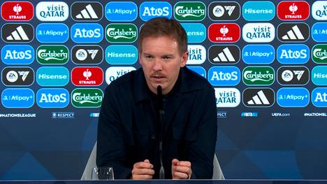 Bundestrainer Julian Nagelsmann spricht über den Abschied von Sandro Wagner und den Zugang von Benjamin Hübner.