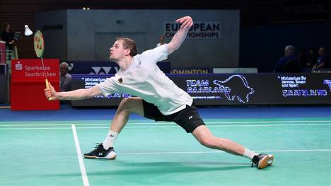 Fabian Roth at the Badminton European Championship