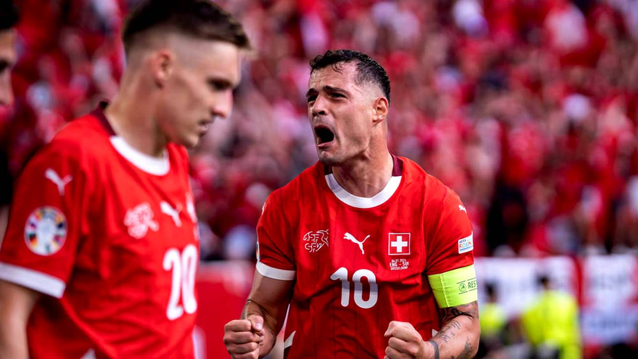 Granit Xhaka spielt mit einer Verletzung