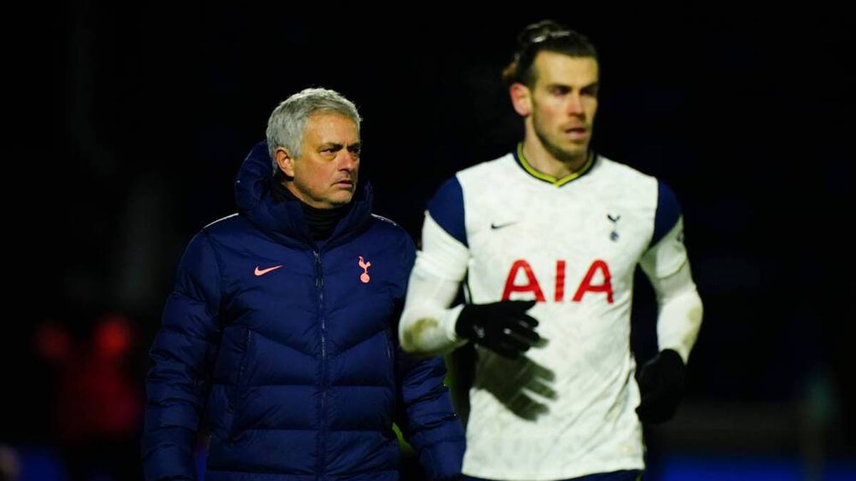 José Mourinho (l.) und Gareth Bale arbeiteten bei Tottenham zusammen