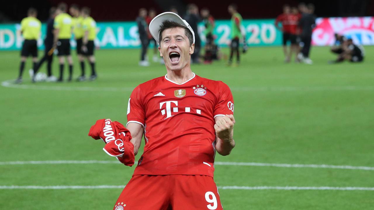 Robert Lewandowski vom FC Bayern wurde zum Spieler der Saison gewählt