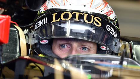 Romain Grosjean fährt zusammen mit Pastor Maldonado für Lotus