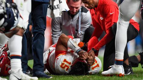 Patrick Mahomes verletzte sich gegen die Broncos