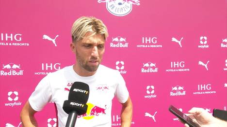 Im Interview spricht Kevin Kampl von RB Leipzig über Emil Forsberg, Xavi Simons und seine Aussichten auf Spielzeit.
