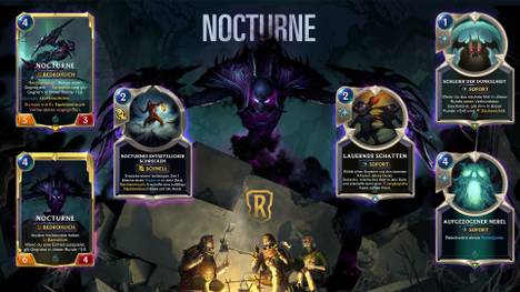 Nocturne ist der vierte Champion, der mit der neuen Legends-of-Runeterra-Erweiterung erscheinen wird