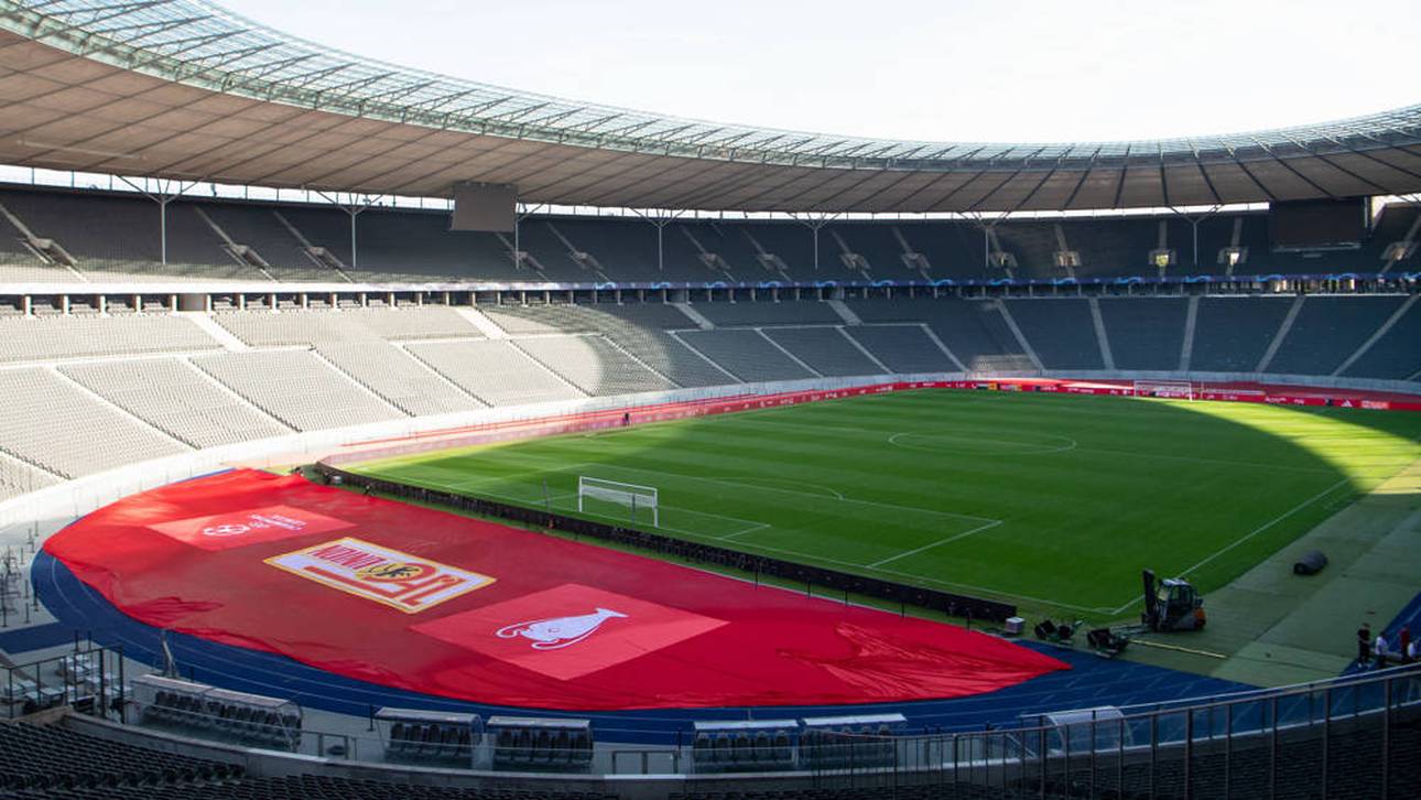 So dekoriert Union Olympiastadion um