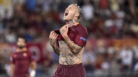 Radja Nainggolan im Trikot von AS Rom im Jahr 2016