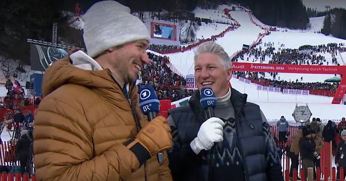 Schweinsteiger scherzt mit Neureuther: 