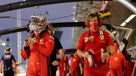 Sebastian Vettel (l.) bestreitet in Abu Dhabi sein letztes Rennen für Ferrari