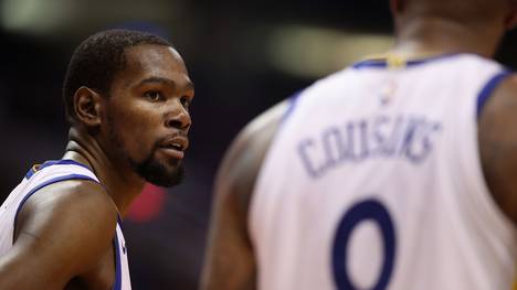 Die Golden State Warriors hoffen in den NBA-Finals auf eine Rückkehr von Kevin Durant und DeMarcus Cousins