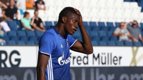 Breel Embolo konnte bei seinem Debüt für den FC Schalke 04 nicht glänzen