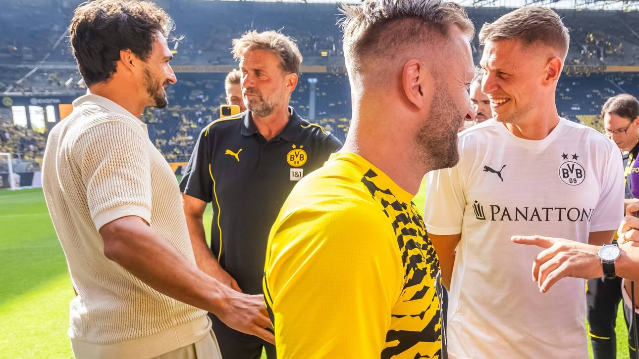 Beim „Abschiedszczspiel“: BVB feiert Klopp und Hummels