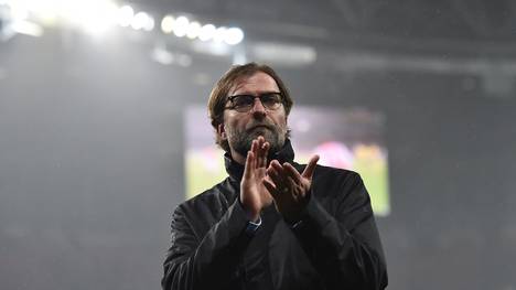Jürgen Klopp beim Gastspiel von Borussia Dortmund in England