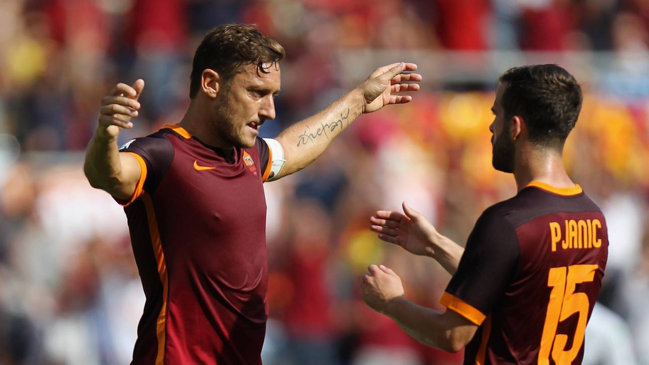 Totti feiert 300. Tor für Roma