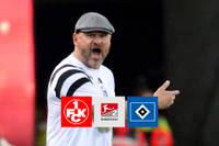 Der Hamburger SV rettet sich in den letzten Minuten einen Punkt auf dem Betzenberg. Beim 2:2 gegen Kaiserslautern rettet Davie Selke das Team von Steffen Baumgart. 