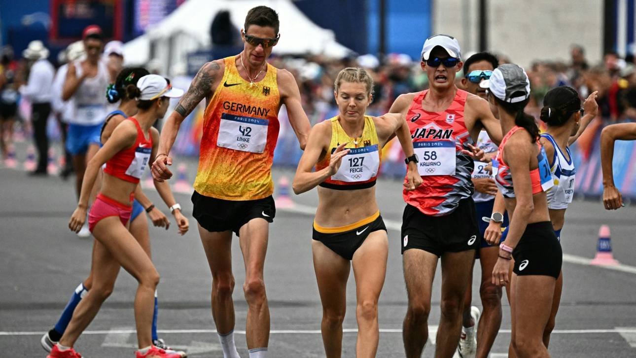 Deutsche Geher verpassen Medaille