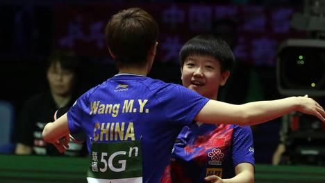 Die Chinesen Wang/Sun verteidigen Gold im Damen-Doppel