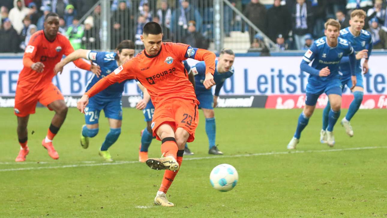 Raphael Obermair kann mit seinem Elfmeter Schadensbegrenzung betreiben