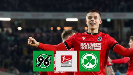 Hannover 96 hat sich in einem packenden Verfolgerduell mit Fürth durchgesetzt. Die Hausherren drehten die Partie nach einer langen Unterbrechung und ziehen am Kleeblatt vorbei.