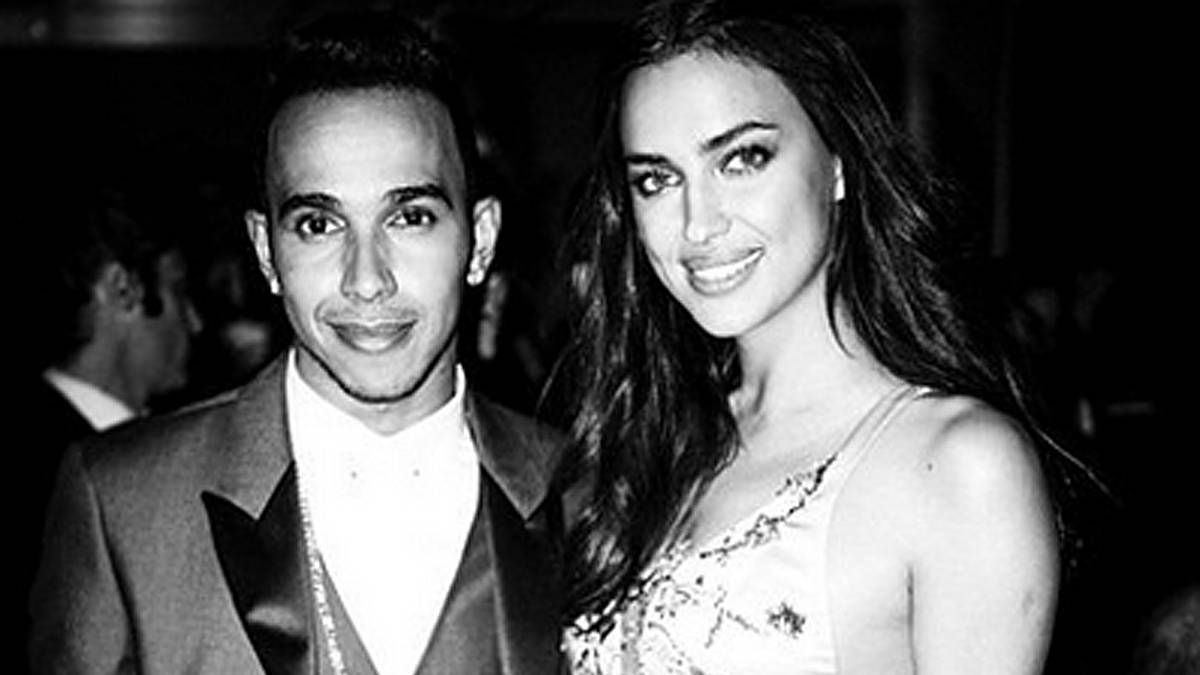 Auch Cristiano Ronaldos Ex-Freundin Irina Shayk darf in Hamiltons Instagram-Fotosammlung natürlich nicht fehlen