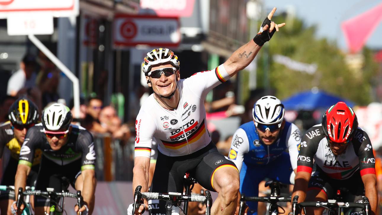 Greipel siegt und erobert Rosa