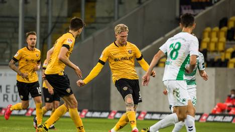 Simon Makienok erzielte den Ausgleich für Dynamo Dresden