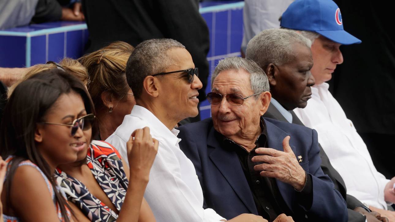 MLB in Kuba: Obama und Castro gefeiert