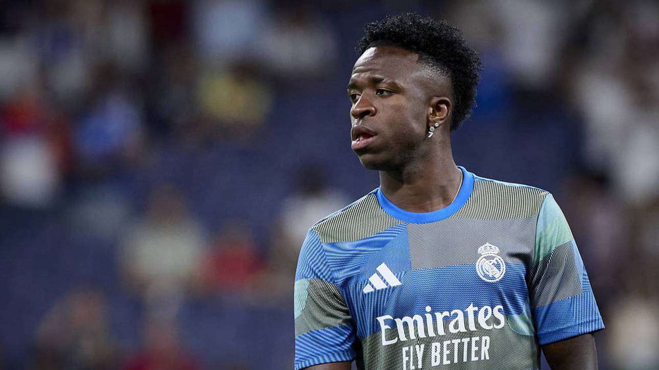 Vinícius Junior sitzt gegen Olympique Marseille zunächst auf der Bank