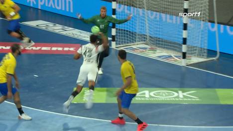 Eine umkämpfte erste Hälfte, dann dreht der ägyptische Keeper auf - und am Ende zaubern Ägyptens Handball mit einem Pass hinter dem Rücken. Die Highlights des Olympia-Tests.