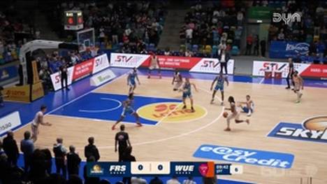 Spiel Highlights zu SKYLINERS Frankfurt - Fitness First Würzburg Baskets