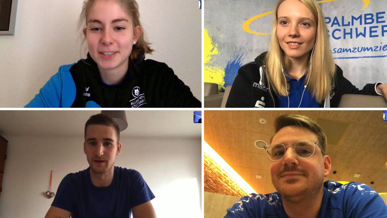 Pokal-Finalisten mit Vorfreude