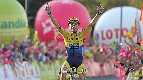 Rafal Majka gewann bei der Tour de France 2014 das Bergtrikot