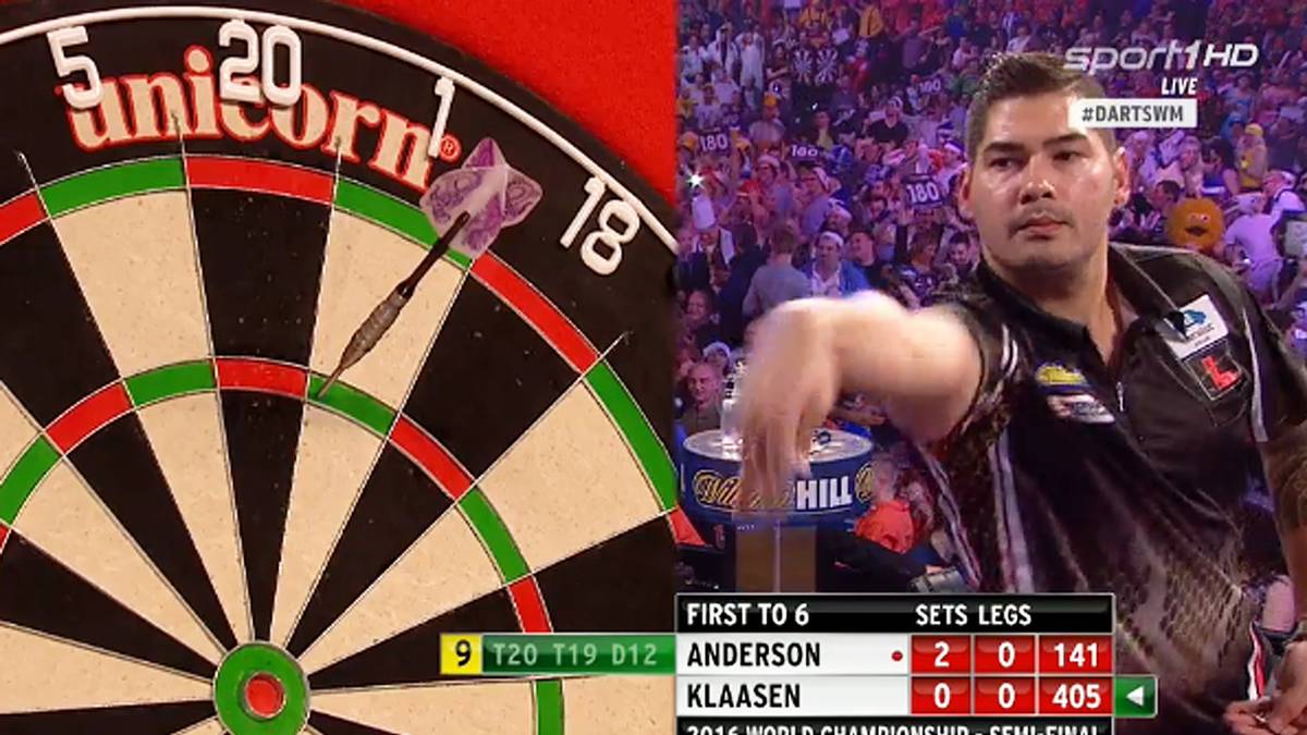 Die "Cobra" steht früh unter Druck. Auch Satz zwei geht an Anderson