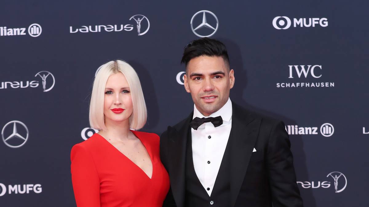 Auch Radamel Falcao bringt mit Lorelei Tarona an seiner Seite Glanz und Glamouor nach Monaco