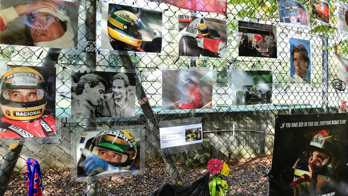 Tausende Fans gedenken Senna und Ratzenberger