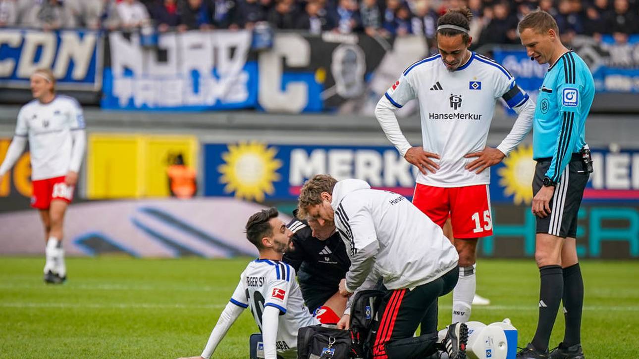 Verletzungsschock beim HSV