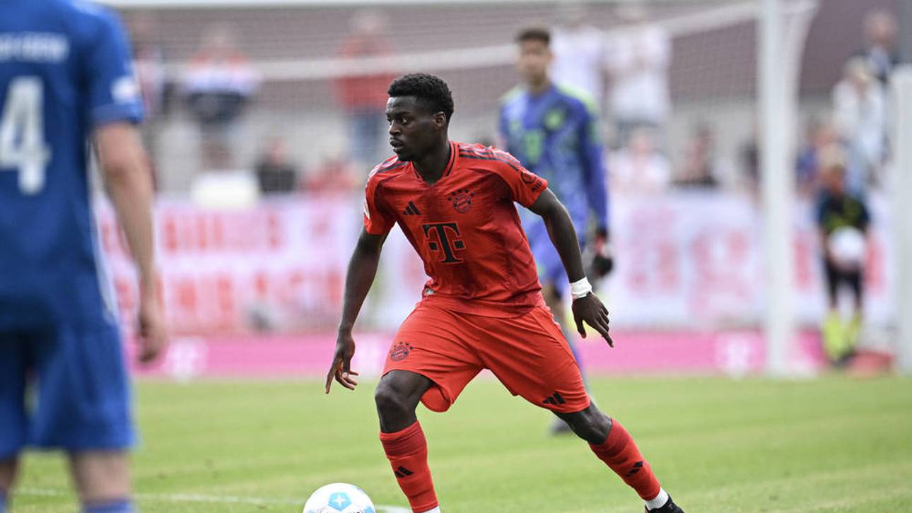 Noel Aseko Nkili erzielte gegen den FC Rottach-Egern ein Tor