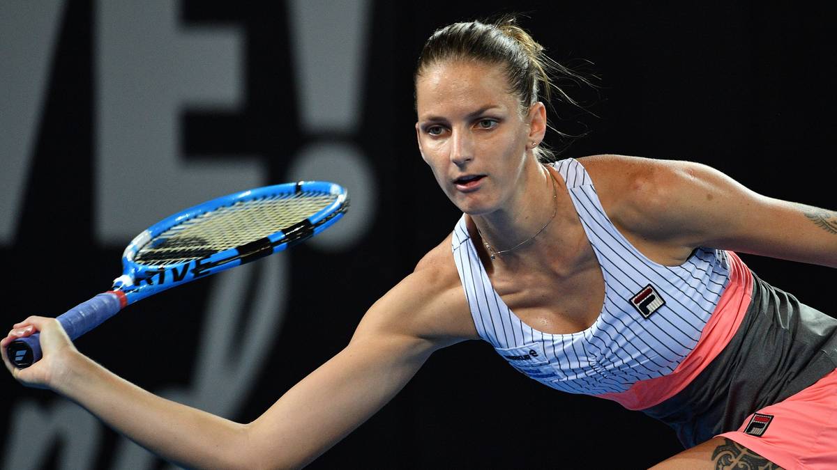PLATZ 6 - KAROLINA PLISKOVA: Mit ihrem Power-Tennis muss man sie immer auf dem Zettel haben. Kann ihre Gegnerinnen an guten Tagen schon mit dem Aufschlag regelrecht vom Court schießen