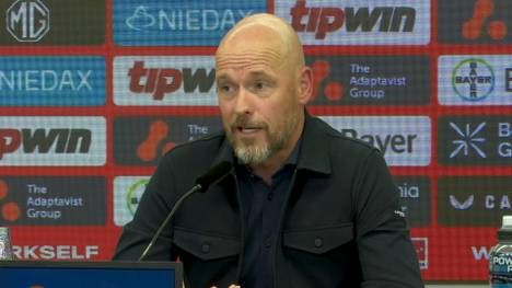 Erik ten Hag wurde offiziell bei Bayer Leverkusen vorgestellt. Auf der Pressekonferenz spricht er auch über den FC Bayern.